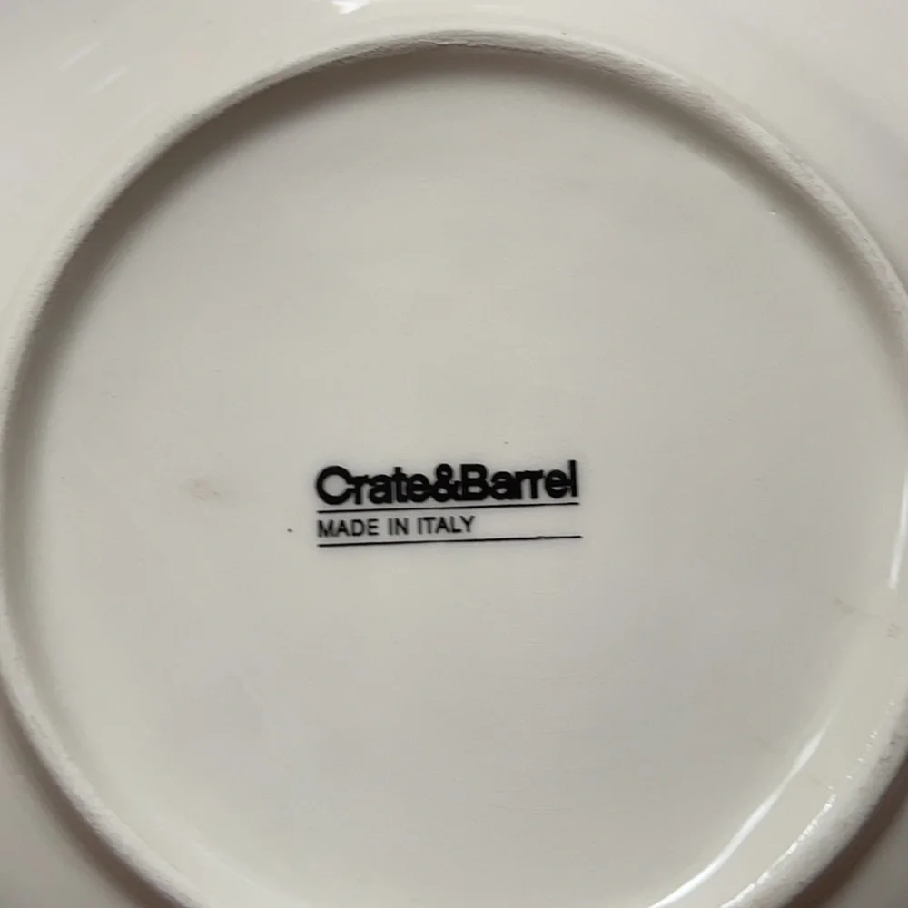 Crate & Barrel cheese board dish set